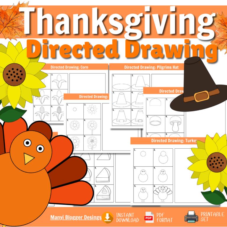 How to Use Thanksgiving Guided Drawings to Spark Creativity in Your Classroom